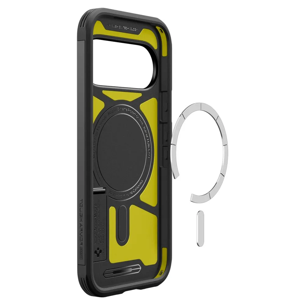 Google Pixel 11 Pro XL Telefoni kaaned must SPIGEN TOUGH ARMOR MAG MAGSAFE