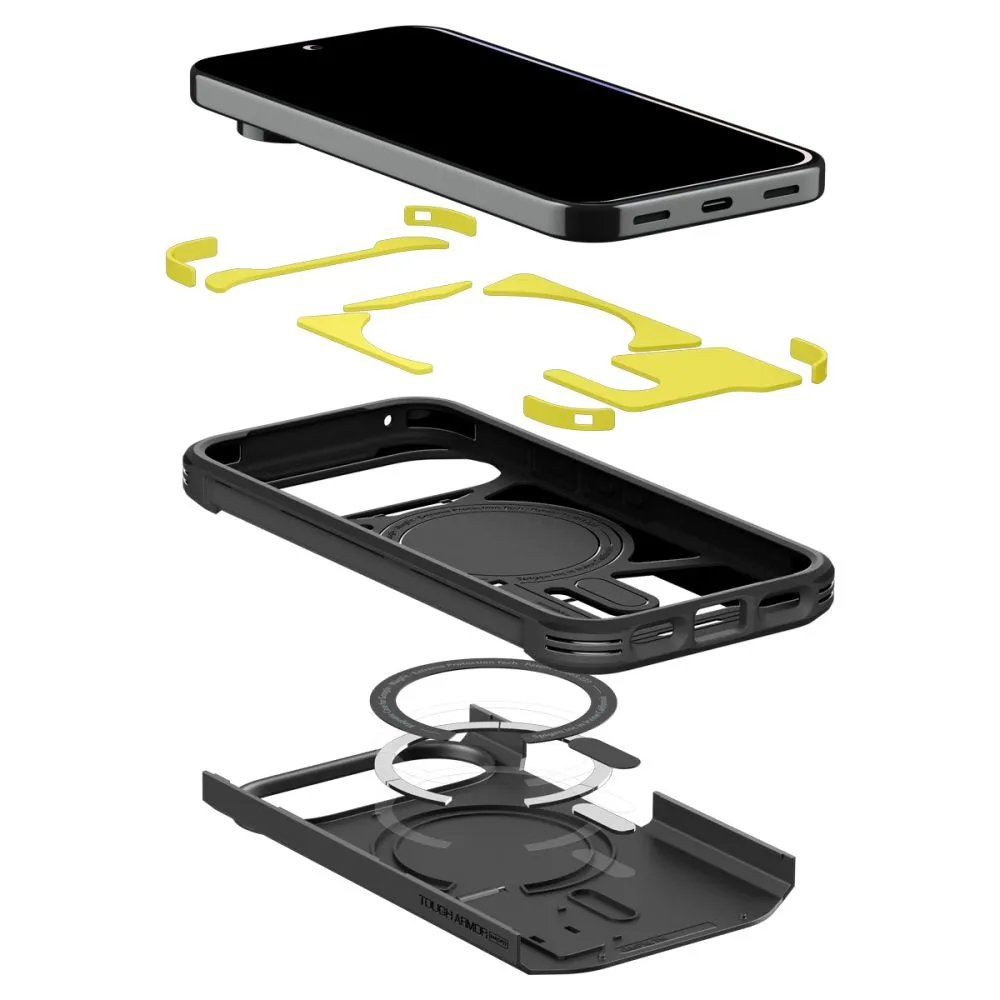 Google Pixel 11 Pro XL Telefoni kaaned must SPIGEN TOUGH ARMOR MAG MAGSAFE