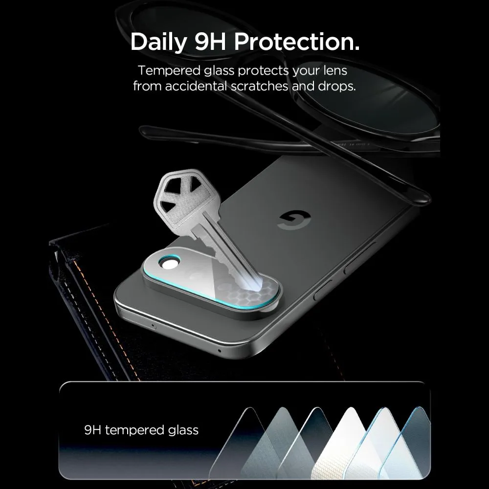 Google Pixel 11 Pro Screen Protector  SPIGEN OPTIK PRO GLAS.TR EZ FIT CAMERA PROTECTOR 2-PACK