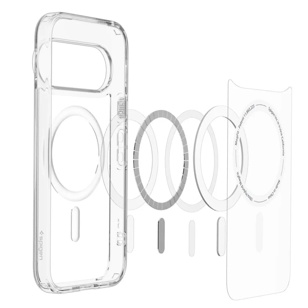 Google Pixel 11 Pro suojakuori läpinäkyvä SPIGEN ULTRA HYBRID MAG MAGSAFE