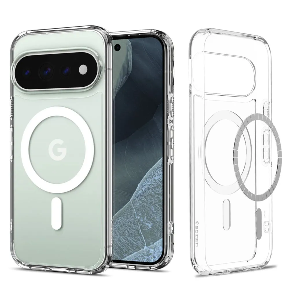 Google Pixel 11 Pro suojakuori läpinäkyvä SPIGEN ULTRA HYBRID MAG MAGSAFE