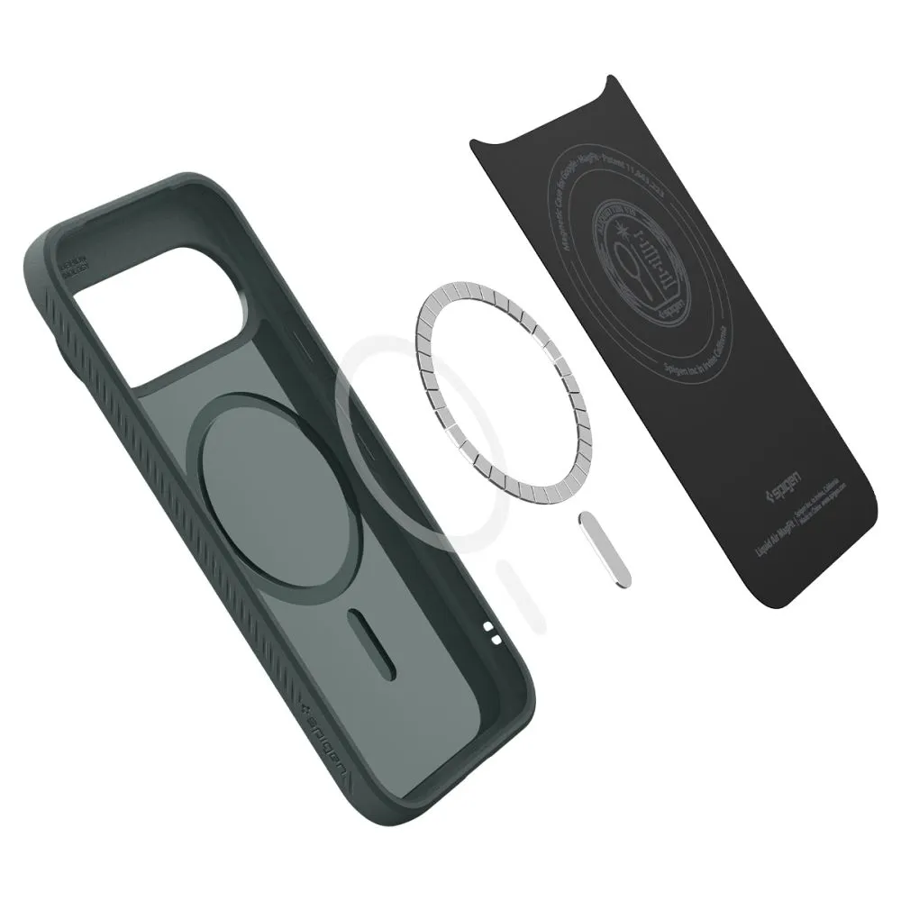 Google Pixel 11 Pro Telefoni kaaned roheline SPIGEN LIQUID AIR MAG MAGSAFE