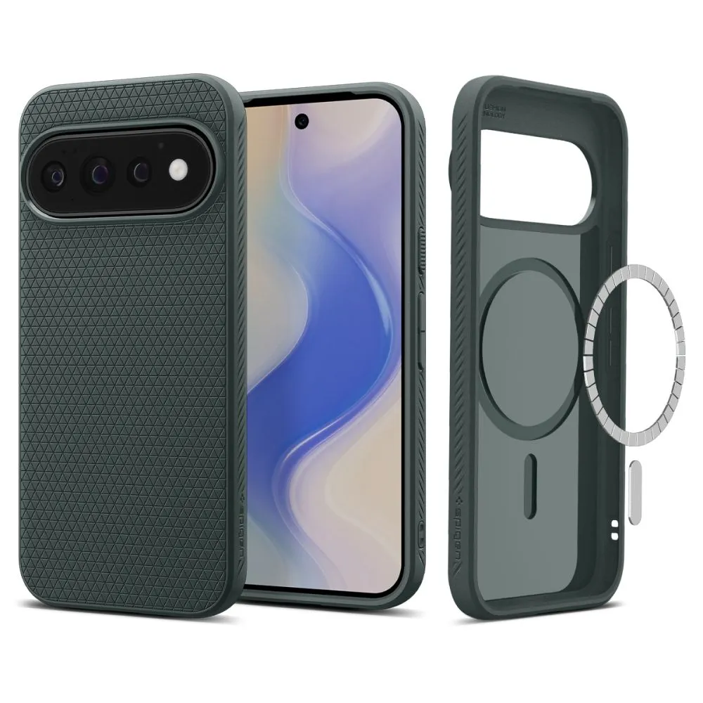 Google Pixel 11 Pro Telefoni kaaned roheline SPIGEN LIQUID AIR MAG MAGSAFE