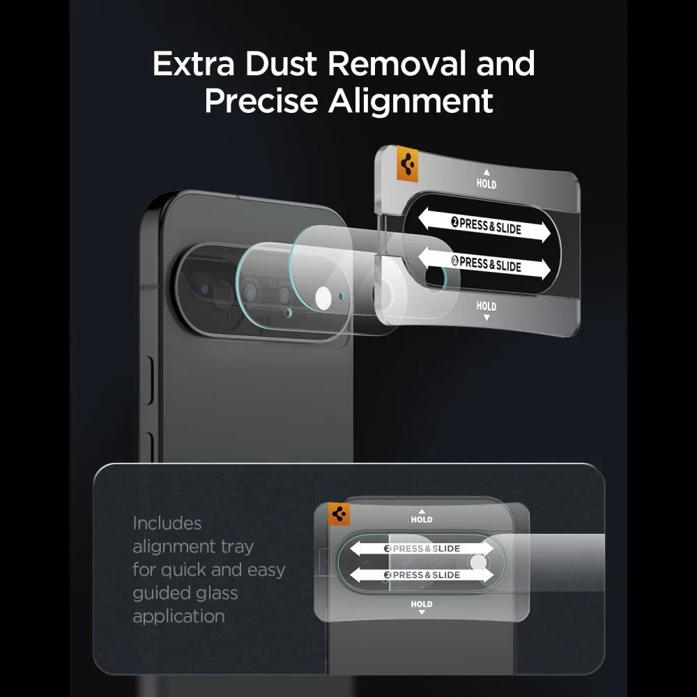 Google Pixel 11 Screen Protector  SPIGEN OPTIK PRO GLAS.TR EZ FIT CAMERA PROTECTOR 2-PACK