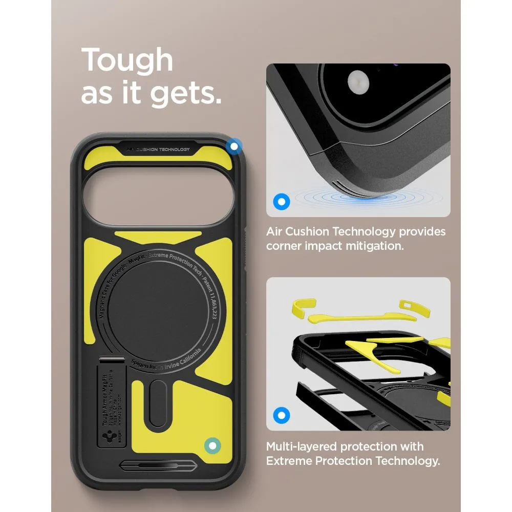 Google Pixel 11 Telefoni kaaned must SPIGEN TOUGH ARMOR MAG MAGSAFE
