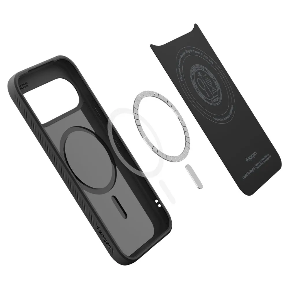 Google Pixel 11 Telefoni kaaned must SPIGEN LIQUID AIR MAG MAGSAFE