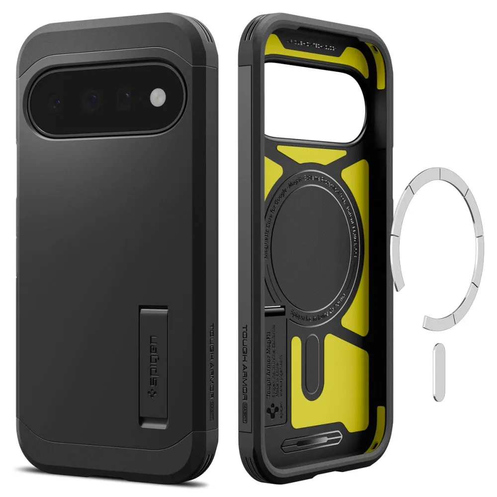 Google Pixel 11 Telefoni kaaned must SPIGEN TOUGH ARMOR MAG MAGSAFE