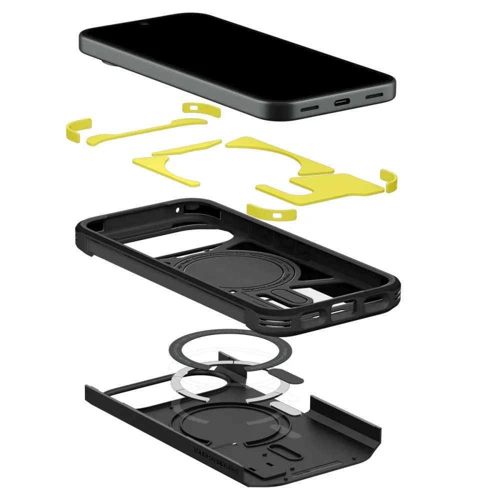 Google Pixel 11 Telefoni kaaned must SPIGEN TOUGH ARMOR MAG MAGSAFE