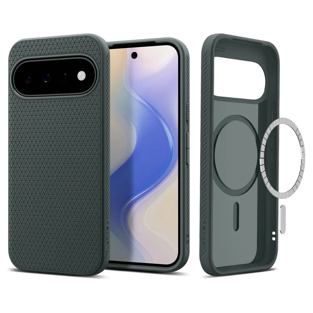 Google Pixel 11 Telefoni kaaned roheline SPIGEN LIQUID AIR MAG MAGSAFE