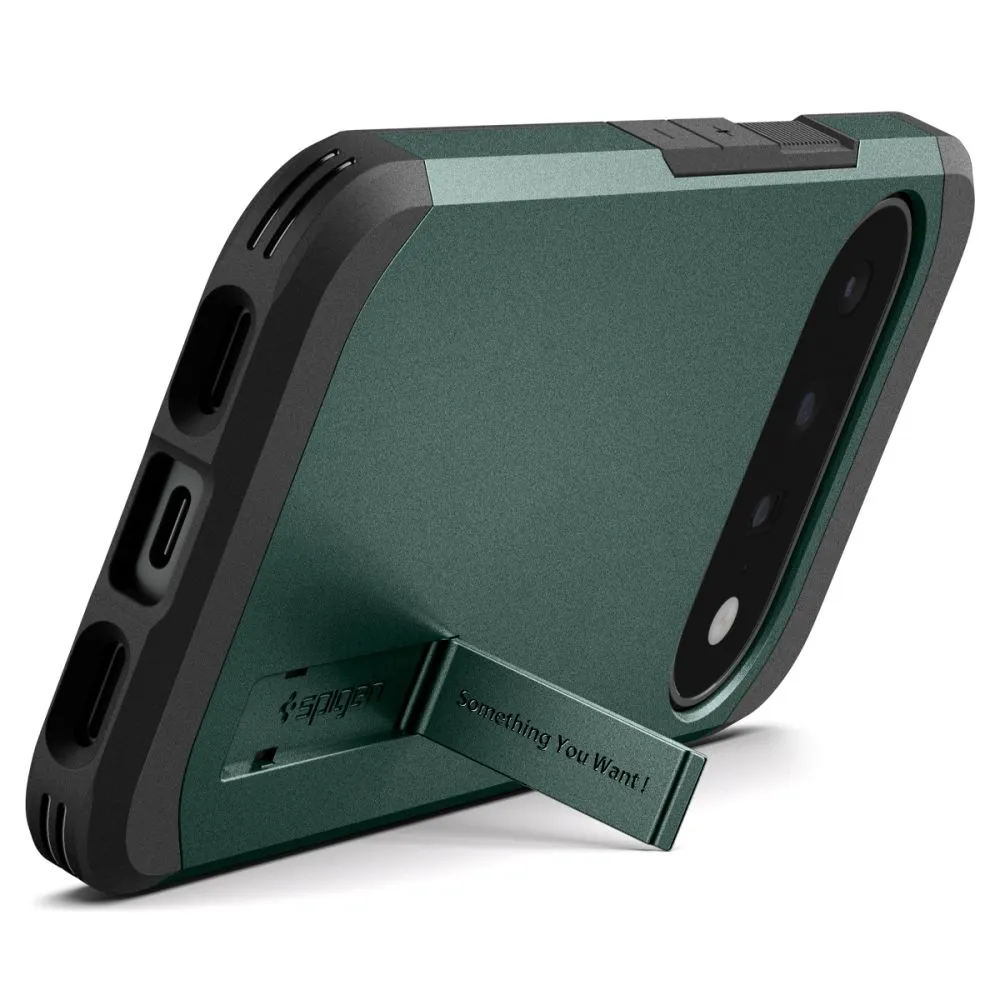 Google Pixel 11 Phone Cover green SPIGEN TOUGH ARMOR MAG MAGSAFE