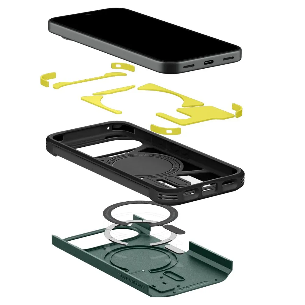 Google Pixel 11 Phone Cover green SPIGEN TOUGH ARMOR MAG MAGSAFE