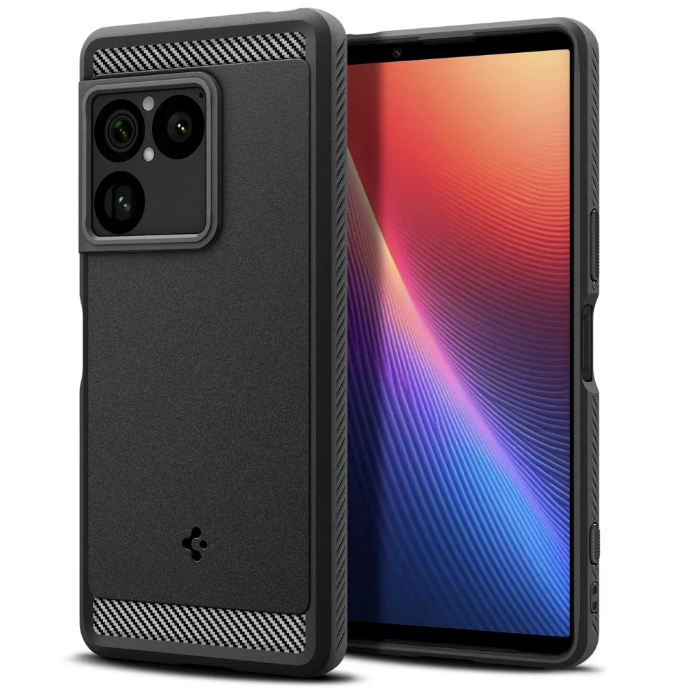 Sony Xperia 1 VIII Telefoni kaaned must SPIGEN RUGGED ARMOR