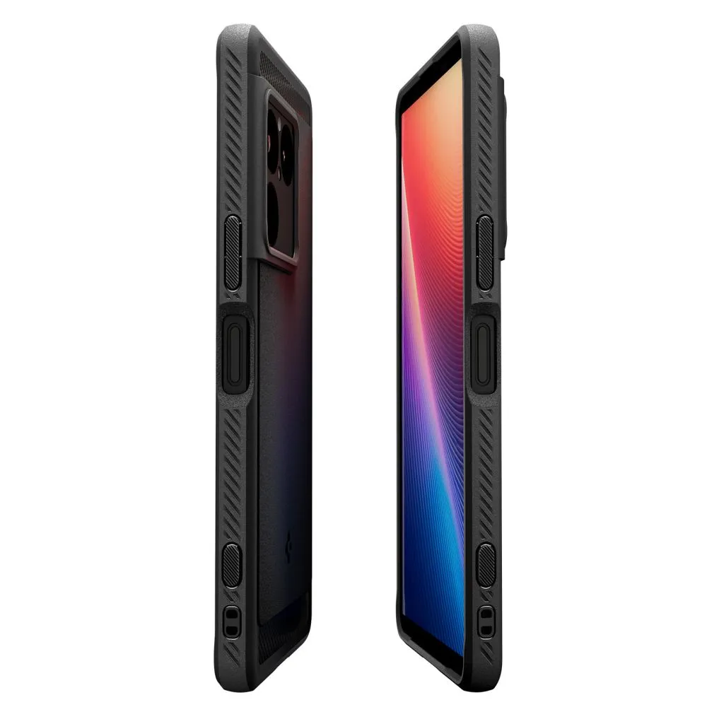 Sony Xperia 1 VIII Telefoni kaaned must SPIGEN RUGGED ARMOR