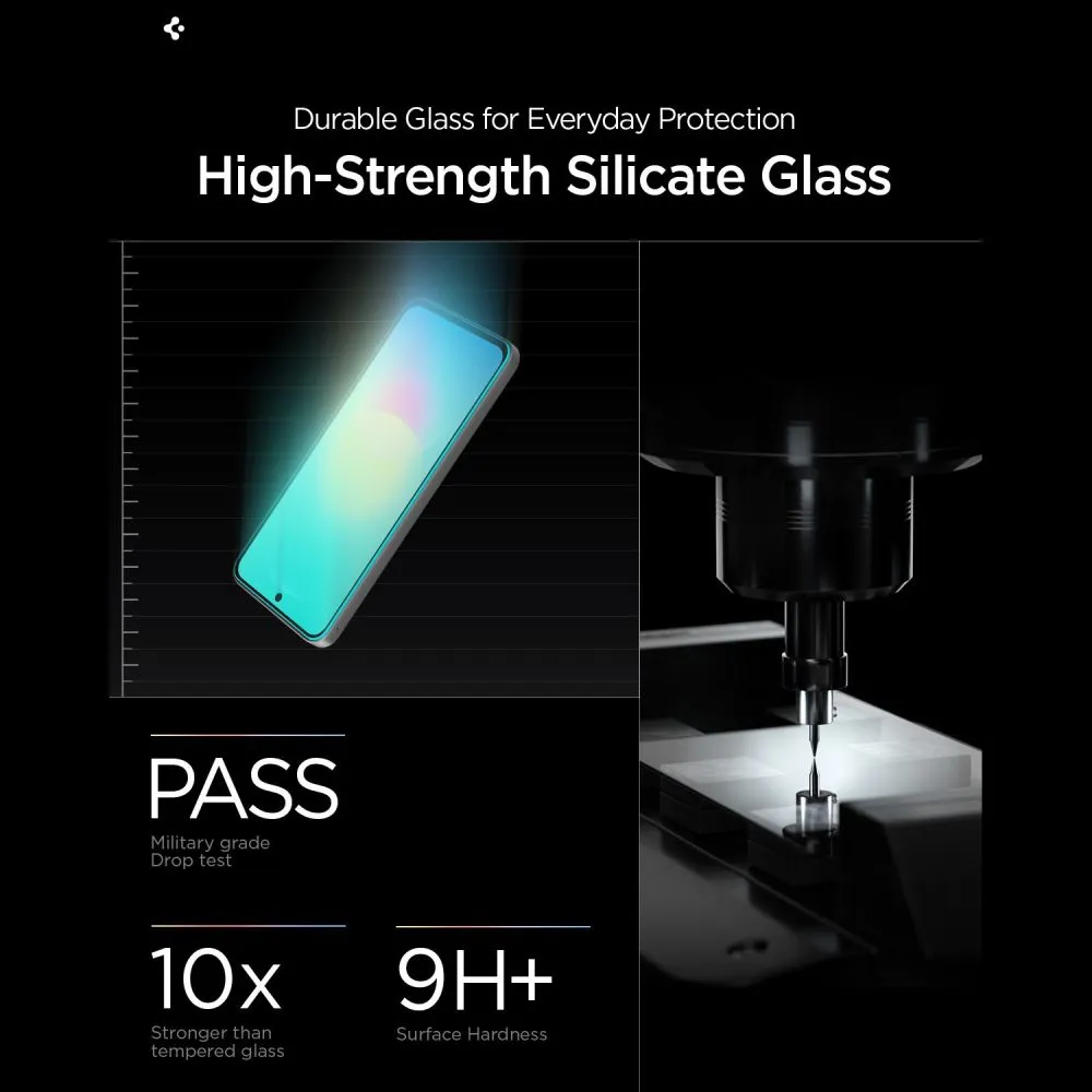 Samsung Galaxy A27 5G Aizsargstikls SPIGEN GLAS.TR EZ FIT PRO 2-PACK