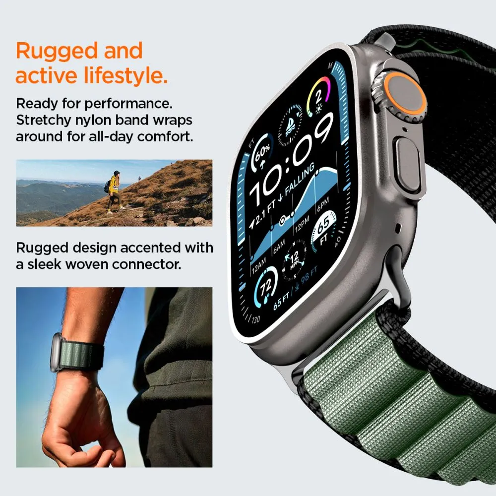 Apple Watch Ultra 4 Nutikellade rihmad  SPIGEN WBF1 BAND (49mm)