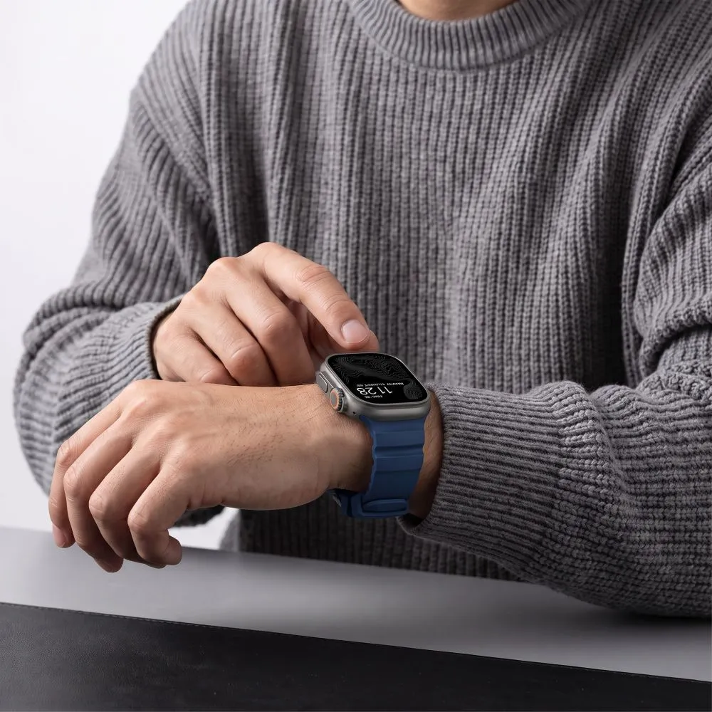 Apple Watch Ultra 4 Älykellon rannekkeet sininen TECH-PROTECT MOTION (49 mm)