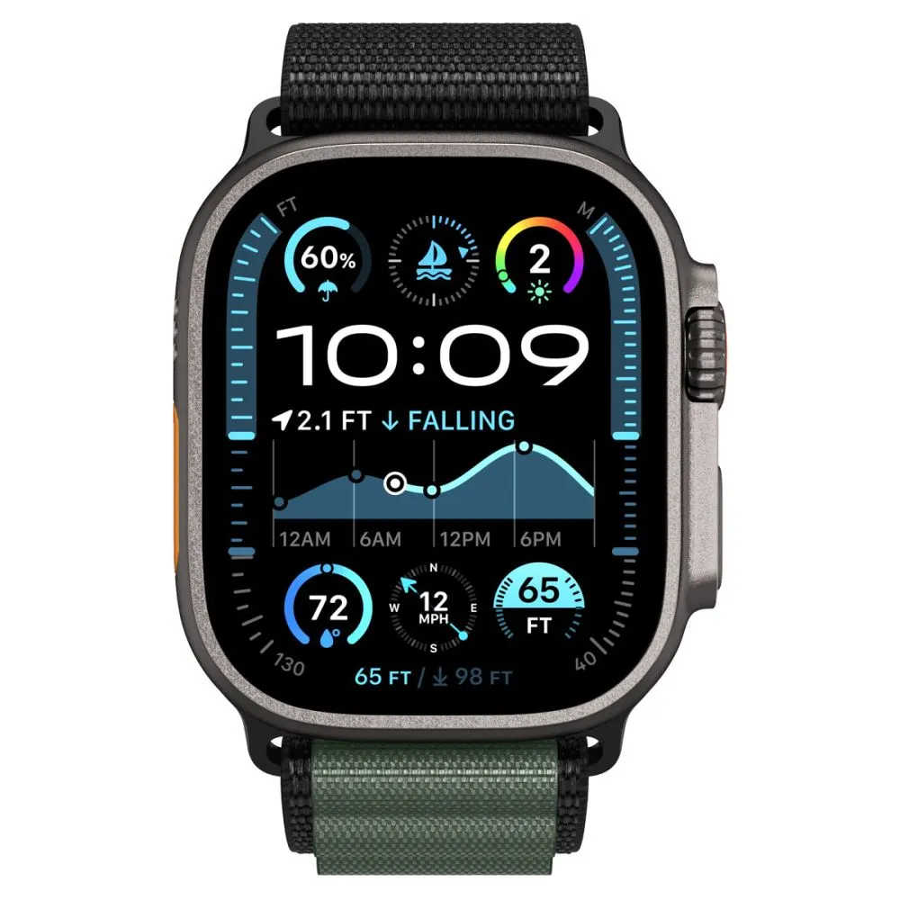 Apple Watch Ultra 4 Nutikellade rihmad  SPIGEN WBF1 BAND (49mm)