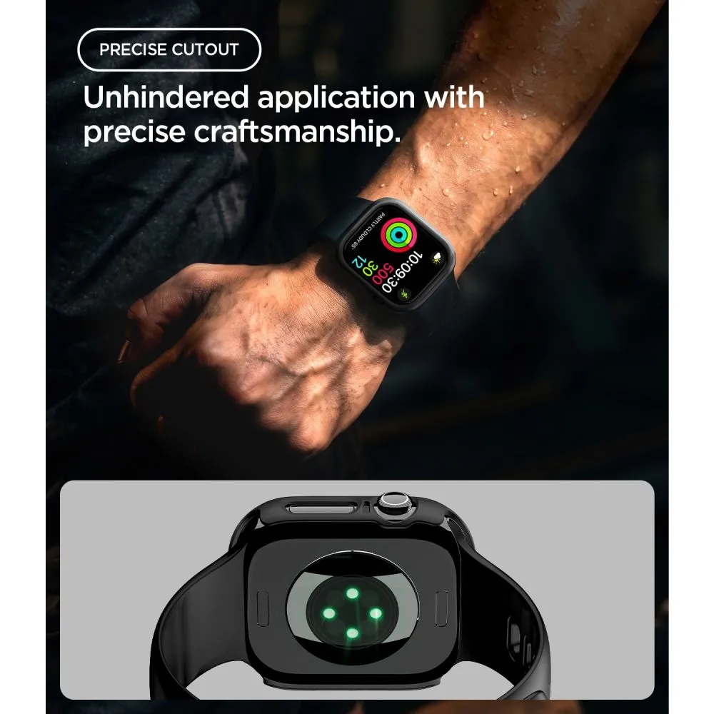 Apple Watch 12 Защитные чехлы и футляры черный SPIGEN THIN FIT (46 MM)
