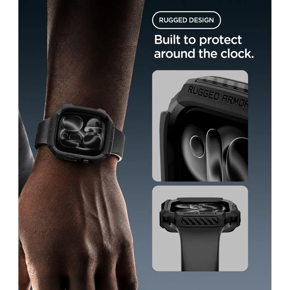 Apple Watch 12 Aizsargvāciņi un maciņi  SPIGEN RUGGED ARMOR (42 MM)