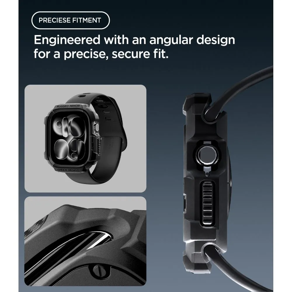 Apple Watch 12 Aizsargvāciņi un maciņi  SPIGEN RUGGED ARMOR (42 MM)
