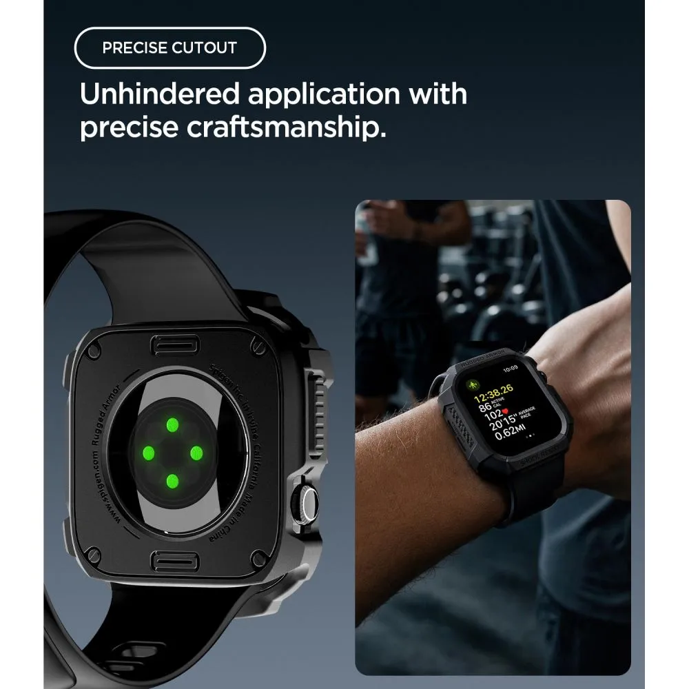 Apple Watch 12 Aizsargvāciņi un maciņi  SPIGEN RUGGED ARMOR (42 MM)