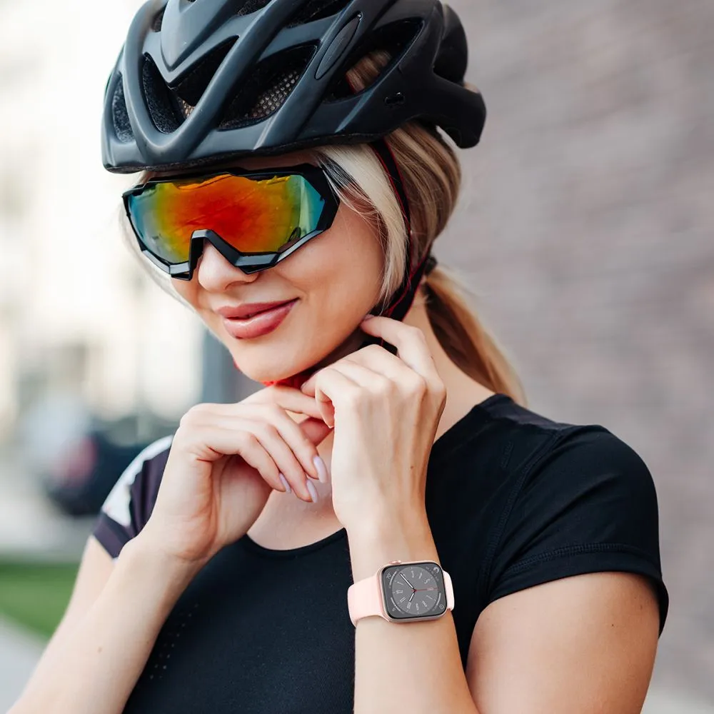 Apple Watch 12 Nutikellade rihmad must TECH-PROTECT SILICONE (40/41/42 MM)