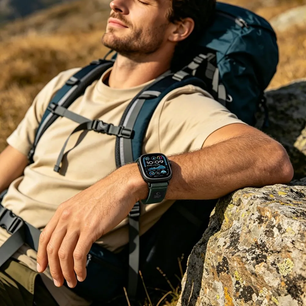 Apple Watch 12 Viedpulksteņu siksniņas TECH-PROTECT NYLON ELITE (44/45/46 MM)