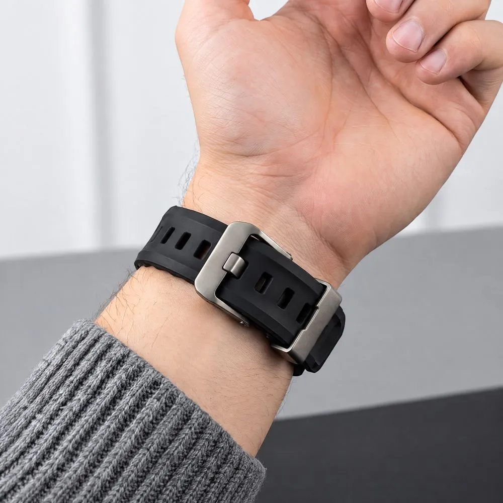 Apple Watch 12 Älykellon rannekkeet musta TECH-PROTECT MOTION (44/45/46 MM)
