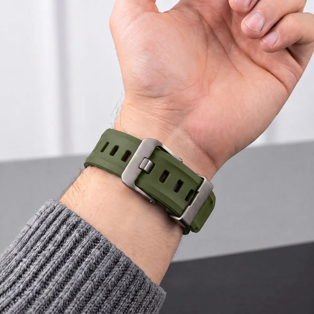 Apple Watch 12 Älykellon rannekkeet vihreä TECH-PROTECT MOTION (44/45/46 MM)