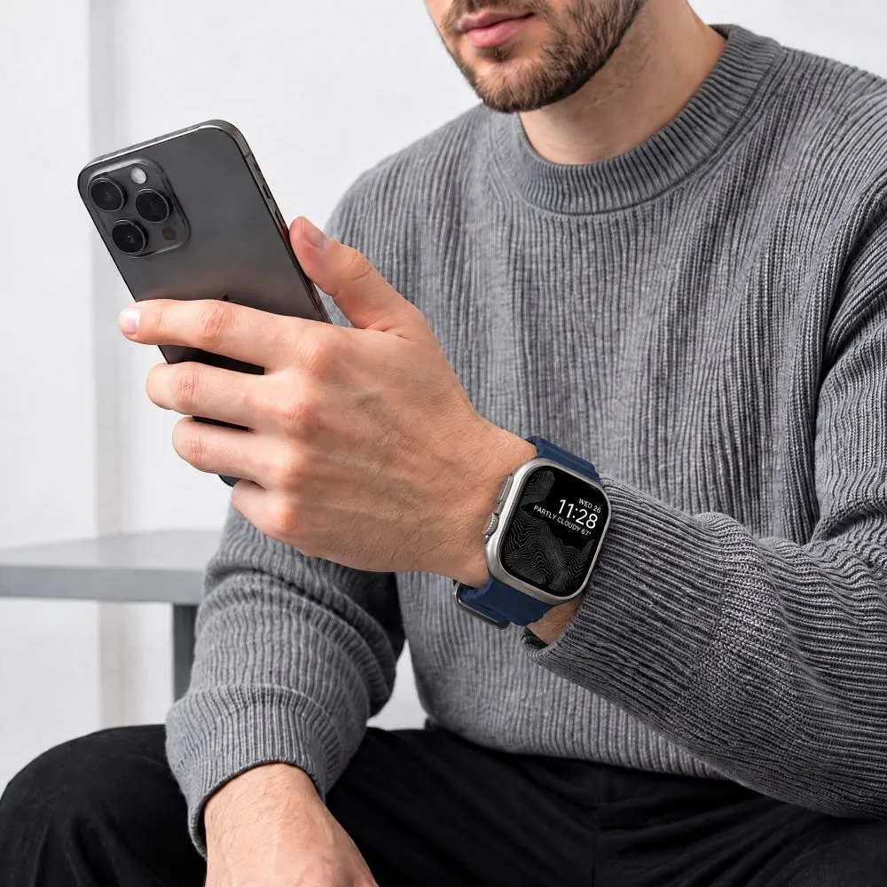 Apple Watch 12 Älykellon rannekkeet sininen TECH-PROTECT MOTION (44/45/46 MM)