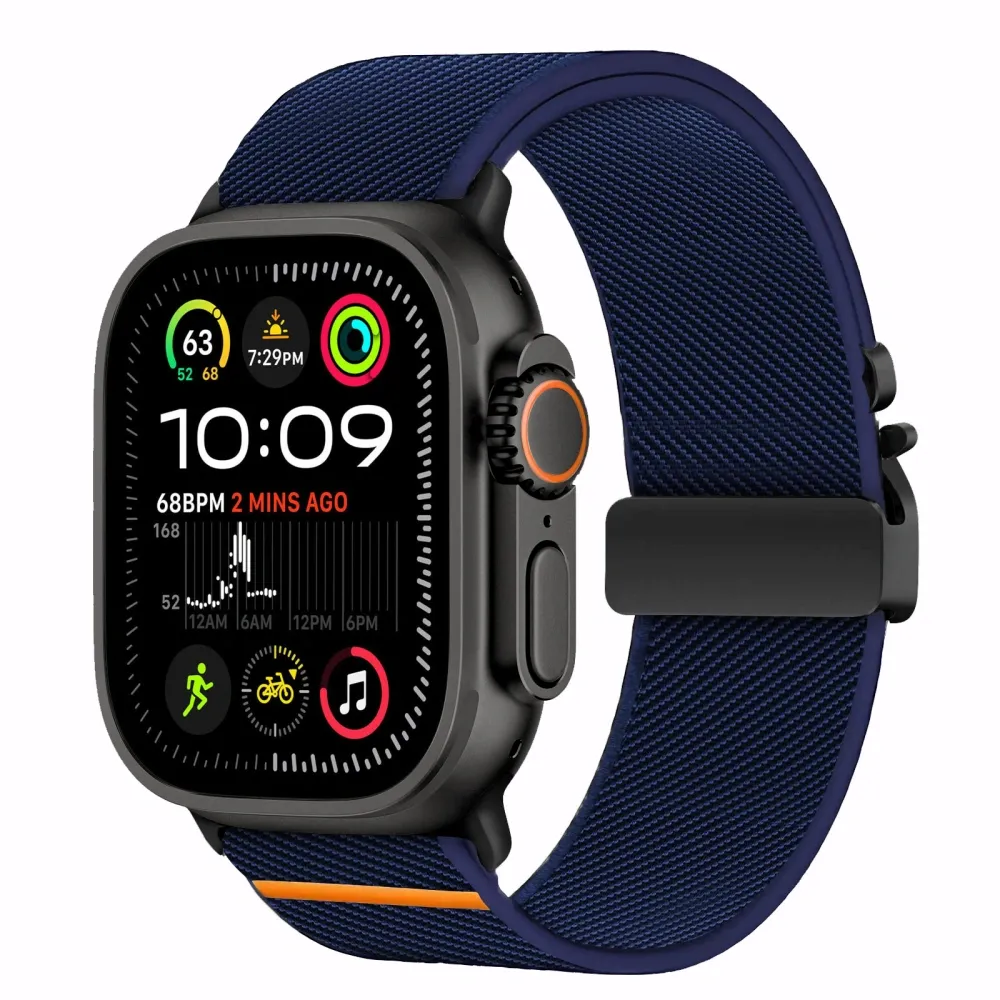 Apple Watch 12 Nutikellade rihmad sinine TECH-PROTECT NYLON CLASP (44/45/46 MM)