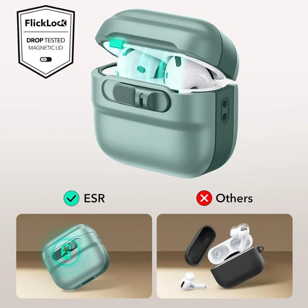 Apple AirPods 5 Aizsargvāciņi un maciņi ESR PULSE HALOLOCK MAGSAFE