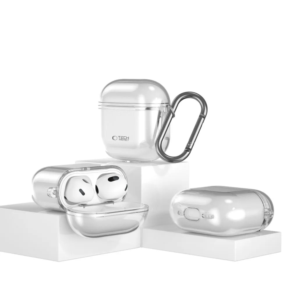 Apple AirPods 5 Suojaavat kotelot ja kuoret läpinäkyvä TECH-PROTECT FLEXAIR