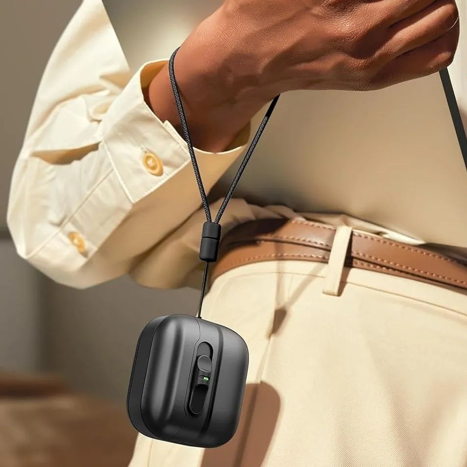 Apple AirPods 5 Aizsargvāciņi un maciņi melns ESR PULSE HALOLOCK MAGSAFE