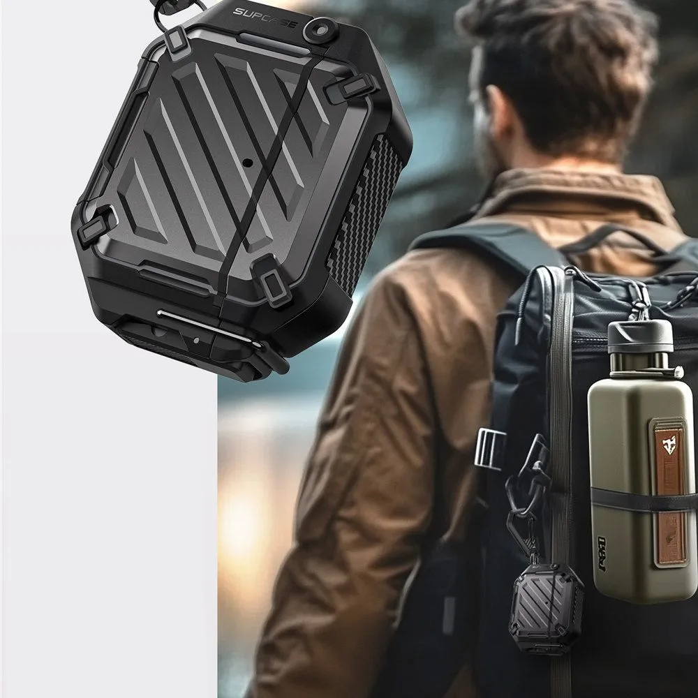 Apple AirPods 5 Aizsargvāciņi un maciņi melns SUPCASE UNICORN BEETLE PRO