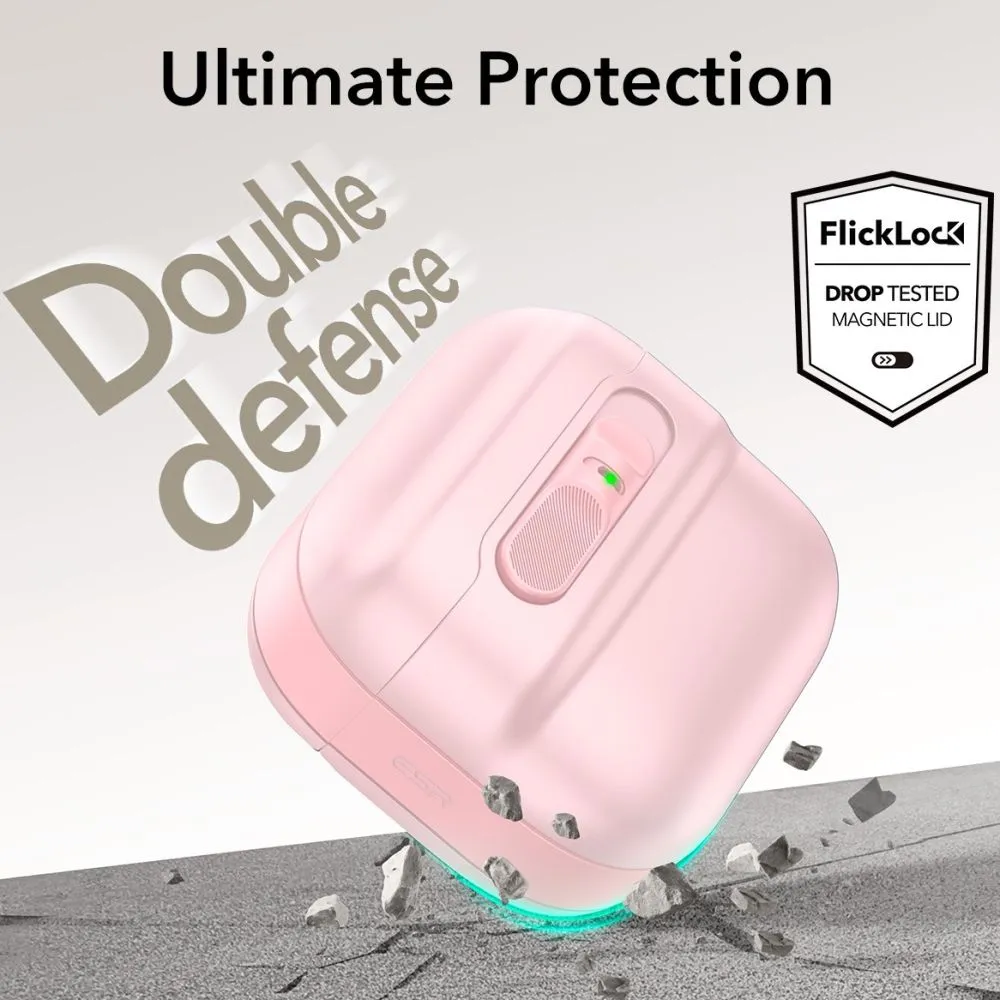 Apple AirPods 5 Aizsargvāciņi un maciņi rozā ESR PULSE HALOLOCK MAGSAFE