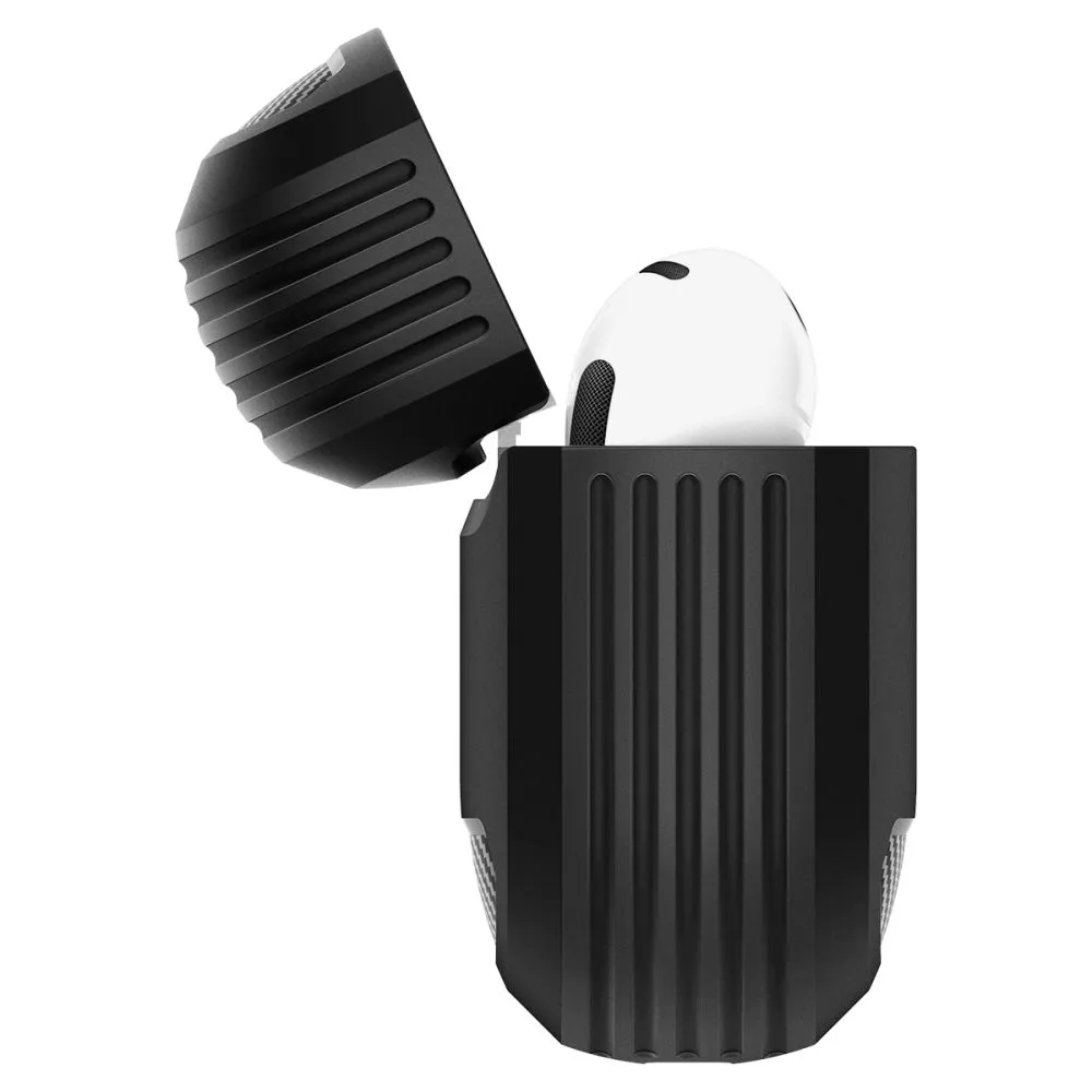Apple AirPods 5 Aizsargvāciņi un maciņi melns SPIGEN RUGGED ARMOR
