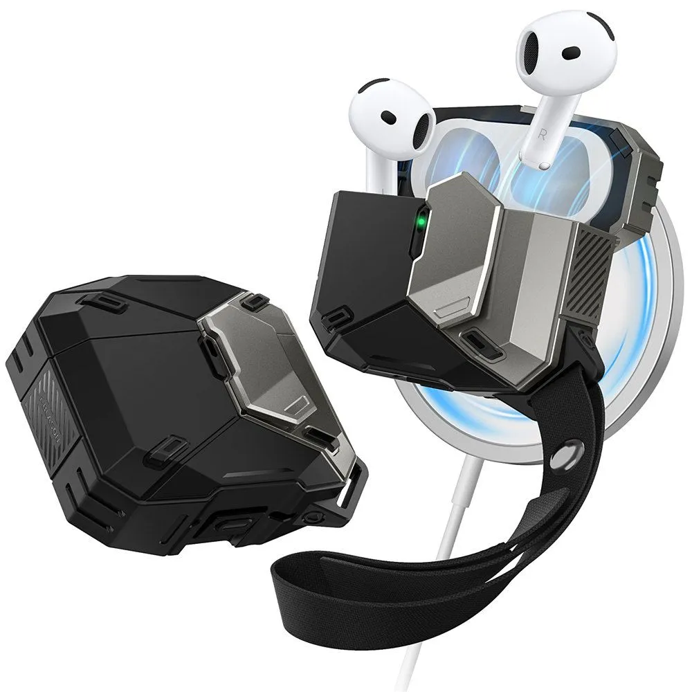 Apple AirPods 5 Aizsargvāciņi un maciņi melns SUPCASE MATRIX