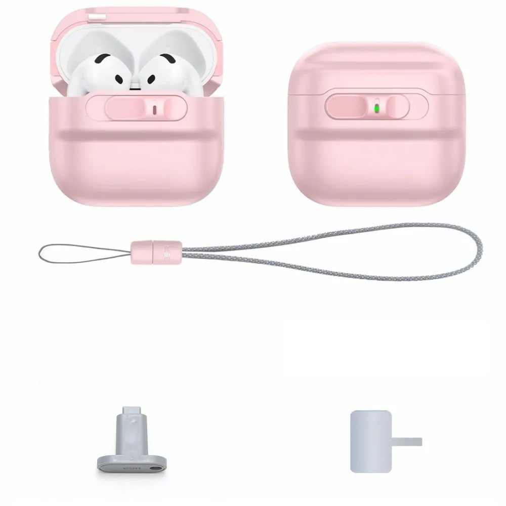 Apple AirPods 5 Aizsargvāciņi un maciņi rozā ESR PULSE HALOLOCK MAGSAFE