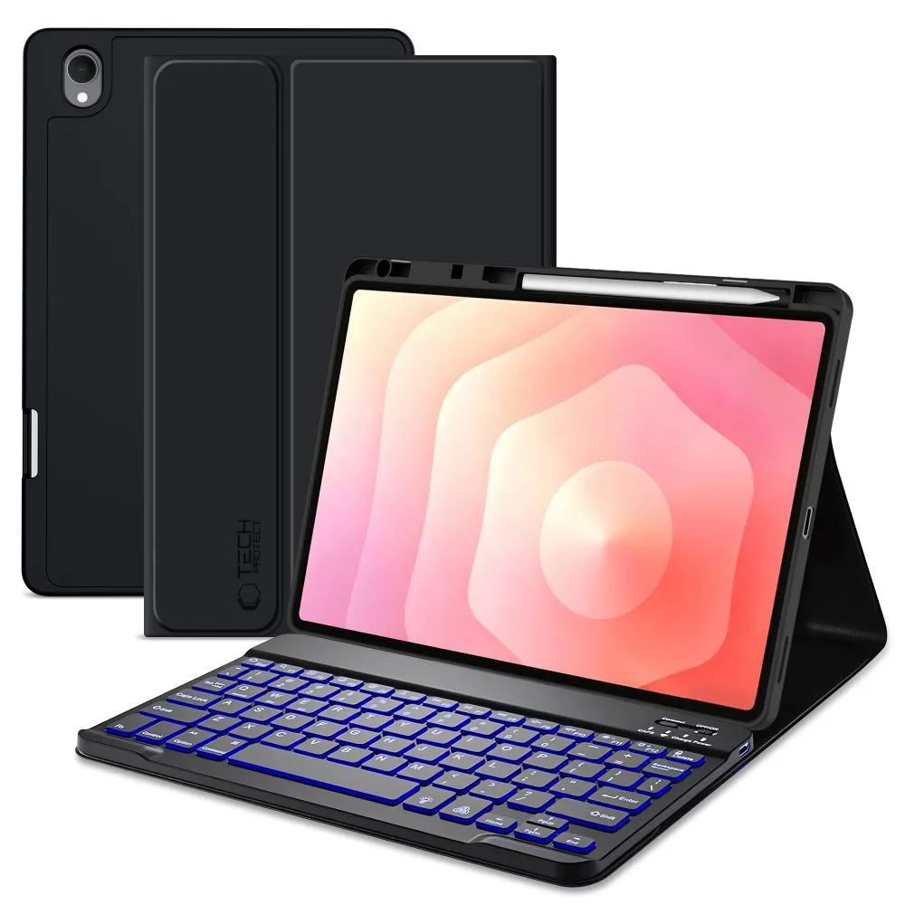 Samsung Galaxy Tab S12 Plus 12.4 Tahvelarvuti ümbris TECH-PROTECT SC PEN + KEYBOARD X840 / X846B
