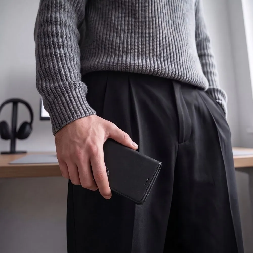 Xiaomi RedMi Note 17 Pro 5G Telefona maciņš melns TECH-PROTECT WALLET