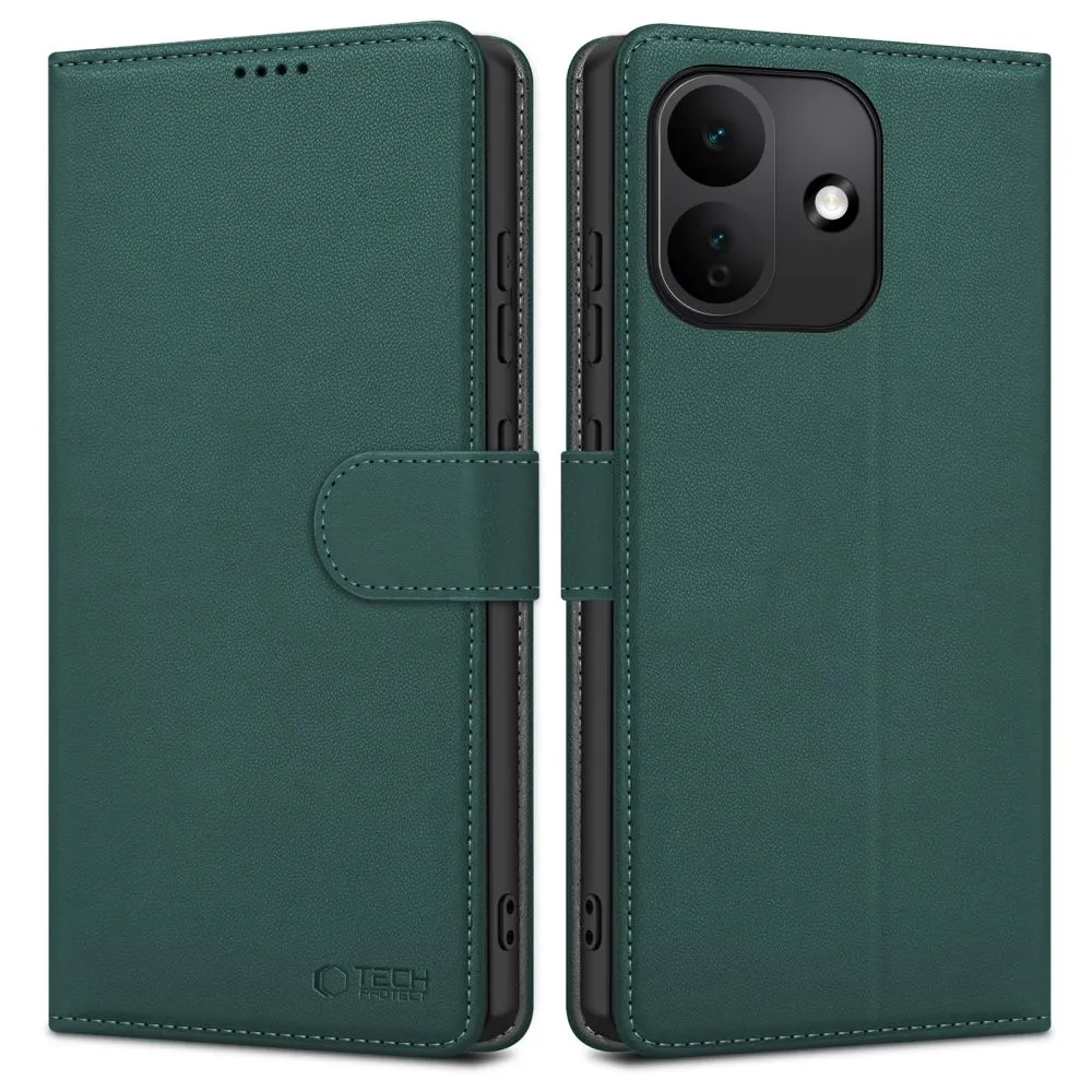 Xiaomi RedMi Note 17 Pro 5G чехол зеленый TECH-PROTECT WALLET