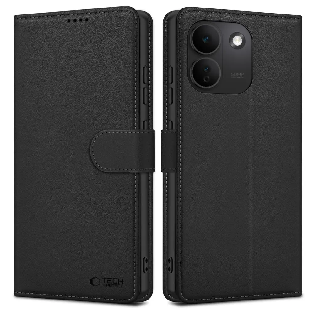 Xiaomi RedMi Note 17 Pro Max 5G Telefona maciņš melns TECH-PROTECT WALLET