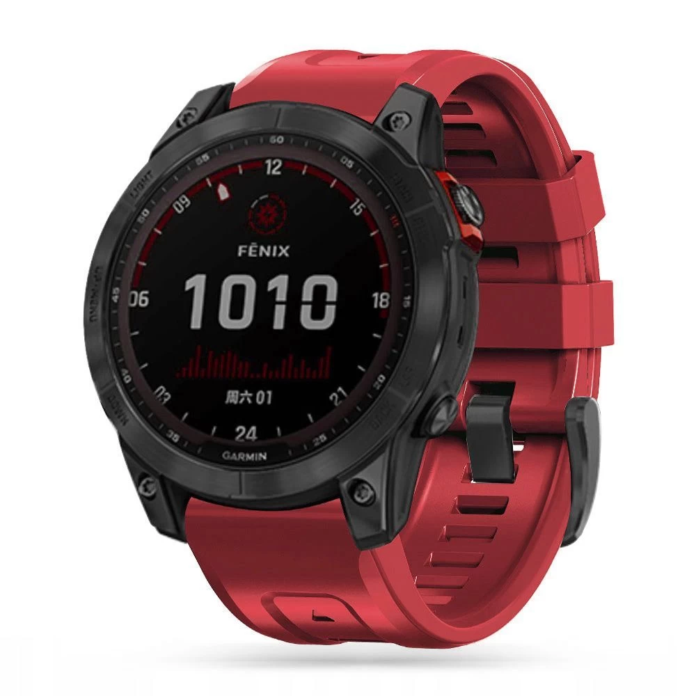 Garmin Fenix 9 / PRO Nutikellade rihmad punane TECH-PROTECT Iconband (51 MM)