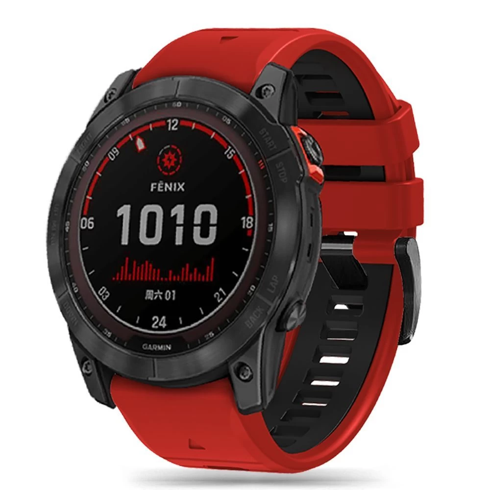 Garmin Fenix 9 / PRO Nutikellade rihmad punane TECH-PROTECT ICONBAND (51 MM)