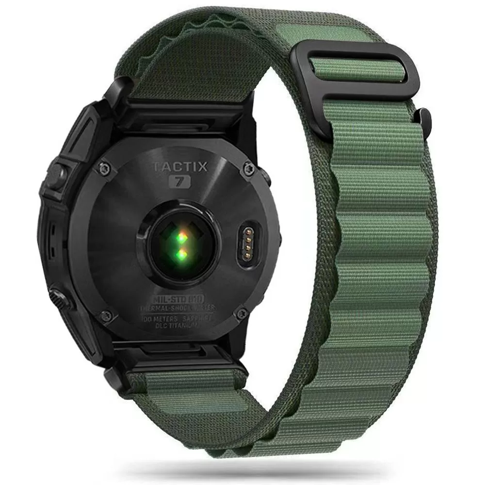 Garmin Fenix 9 / PRO Nutikellade rihmad roheline TECH-PROTECT NYLON (47 MM)