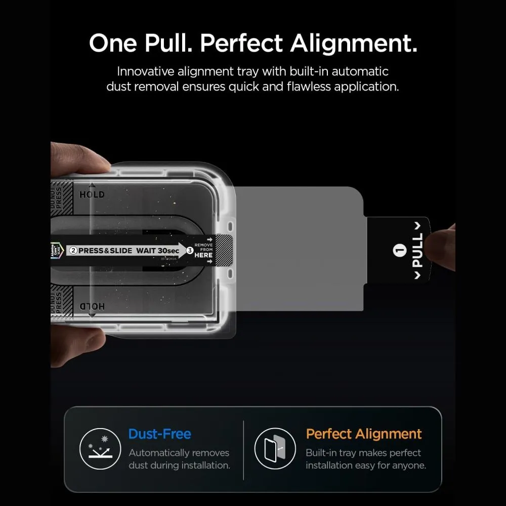 Apple iPhone Duo Aizsargstikls SPIGEN GLAS.TR EZ FIT PRO AC PRIVACY