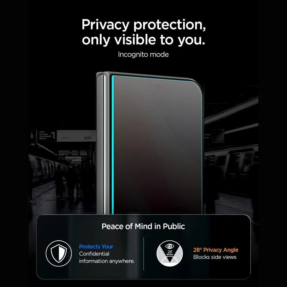 Apple iPhone Duo Aizsargstikls SPIGEN GLAS.TR EZ FIT PRO AC PRIVACY (2-PACK)