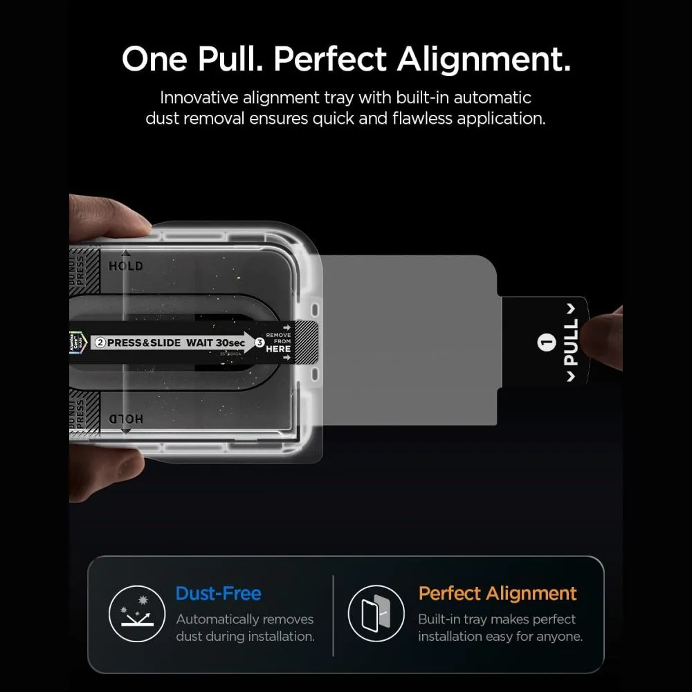 Apple iPhone Duo Aizsargstikls SPIGEN GLAS.TR EZ FIT PRO AC (2-PACK)
