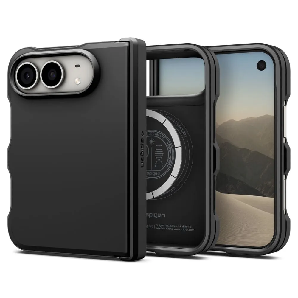 Apple iPhone Duo Telefoni kaaned must SPIGEN TOUGH ARMOR MAG MAGSAFE